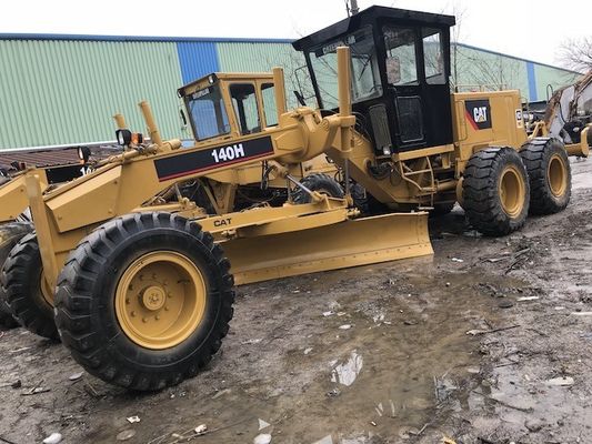 最高力185HP 6シリンダー幼虫140H古いモーター グレーダー サプライヤー