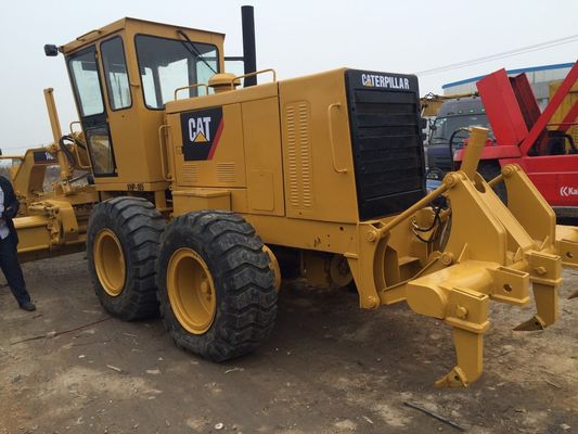幼虫140Hの作業時間1200h 6シリンダー古い道のグレーダー サプライヤー