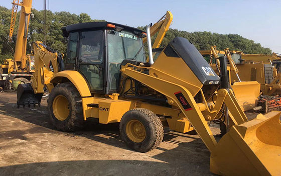 CAT 420Fのバックホウの積込み機のバケツ3.3m3秒針のロード ローラー サプライヤー