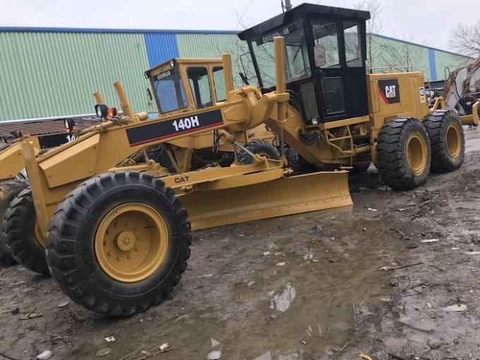 最高力185HP 6シリンダー幼虫140H古いモーター グレーダー 0